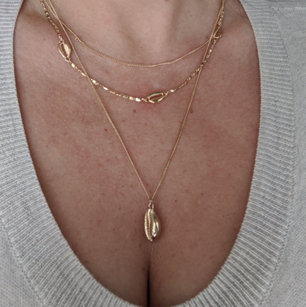 Puka Shell Layered Necklace
